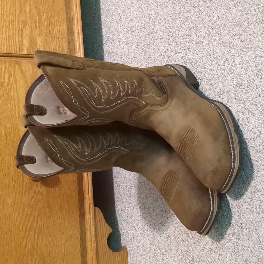 Women's Ariat Anthem Waterproof Composite Toe Western Work Boots!